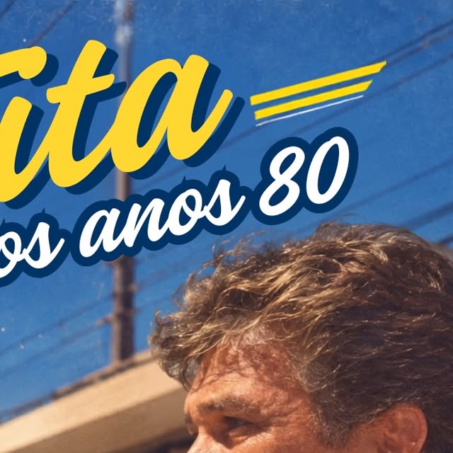 Arte com o título Tita nos anos 80